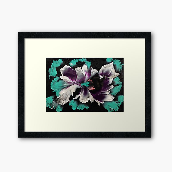White Orchid Too Framed Art Print