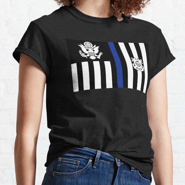 Coast Guard Thin Blue Line Ensign Classic T-Shirt