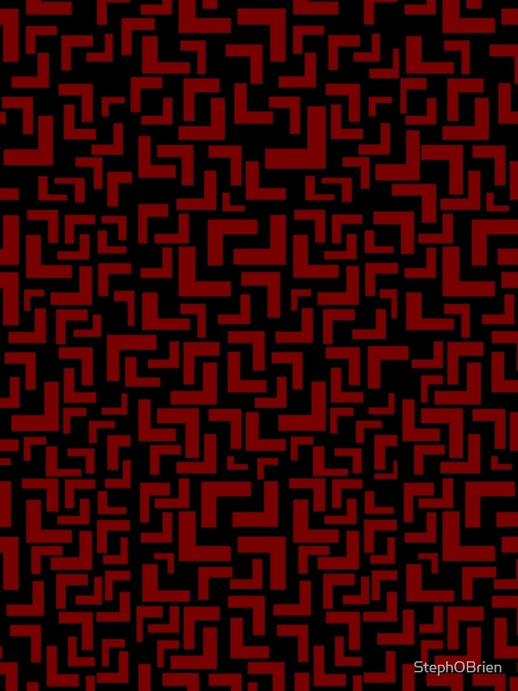 Glitches in the Void, Red by StephOBrien