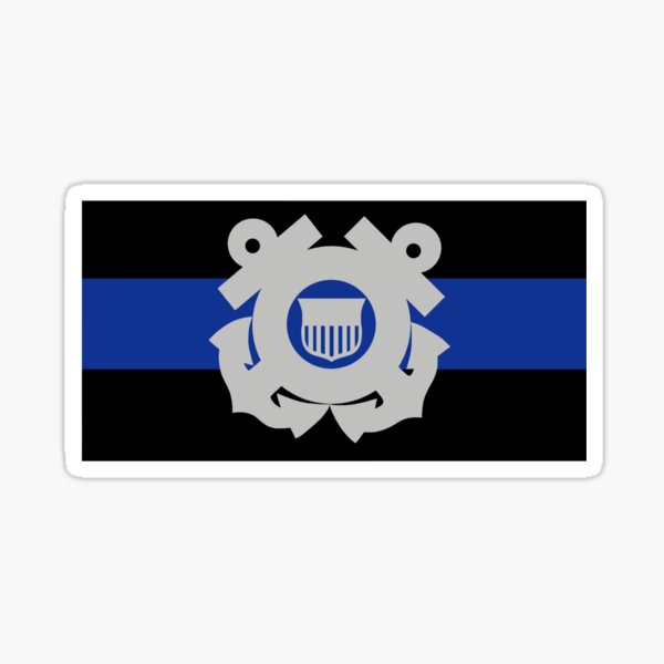 Item preview, Coast Guard Thin Blue Line designed and sold by AlwaysReadyCltv.
