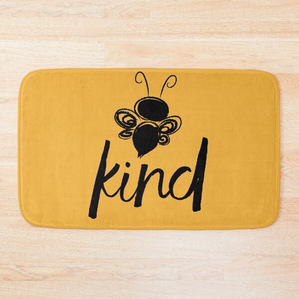 Item preview, Motivational Inspirational and Positive quote -  bee kind typography text art by Word Fandom - wordfandom designed and sold by Kerry Pritchard.
