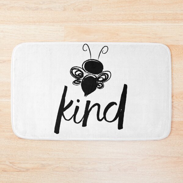 Artikelvorschau, Motivational Inspirational and Positive quote - bee kind typography text art by Word Fandom - wordfandom entworfen und verkauft von Kerry Pritchard.