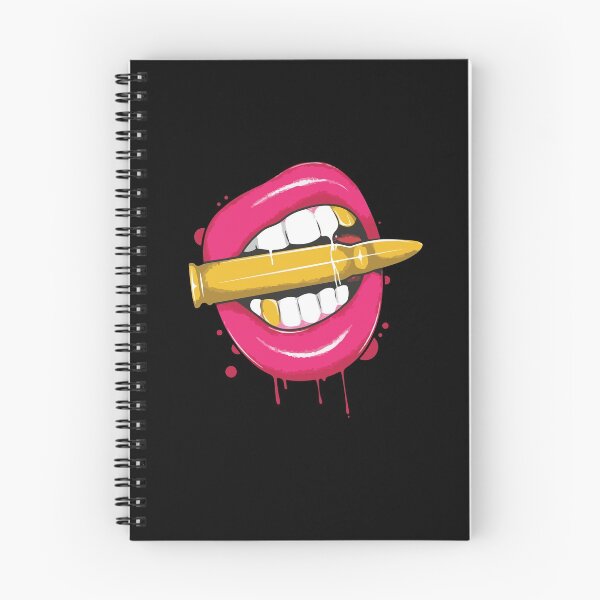 Item preview, Red Lips Teeth Gold Bullet Vintage Cool Gift designed and sold by Dressed For  Duty.
