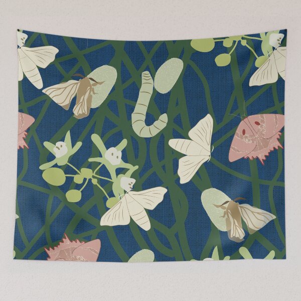Item preview, Silk Moths Working the Night Shift, A Silk Production Story designed and sold by winkeltriple.