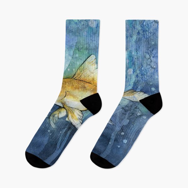 Item preview, Goldfish Watercolor designed and sold by Olga Shvartsur.