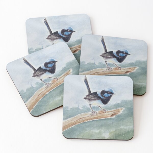 Item preview, Blue Wren By Ian Shiel  designed and sold by Ruckrova.
