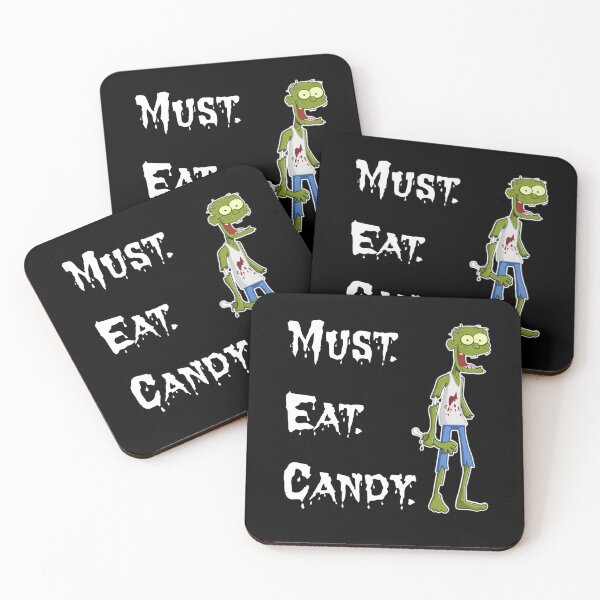 Item preview, Funny Cute Halloween T Shirt Sign Black Must Eat Candy Design designed and sold by Nextlevellife.