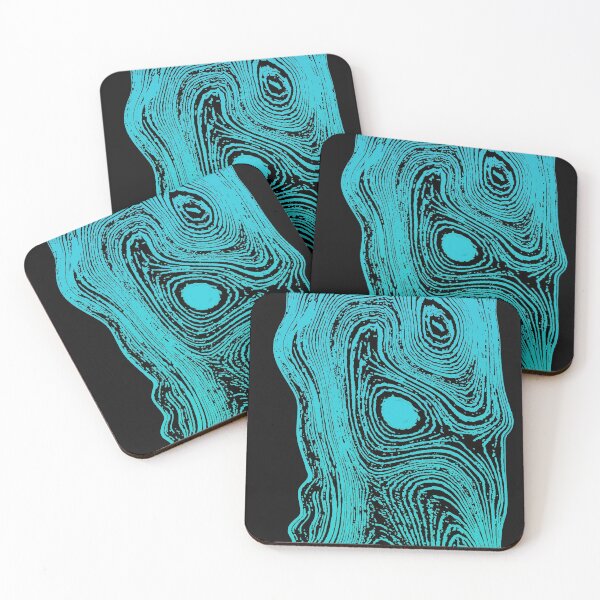 Item preview, Bluegreen Wavy Woodgrain designed and sold by SanfordStudio.