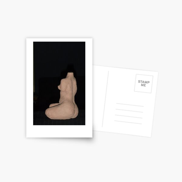 Figure , life sculpting Postcard