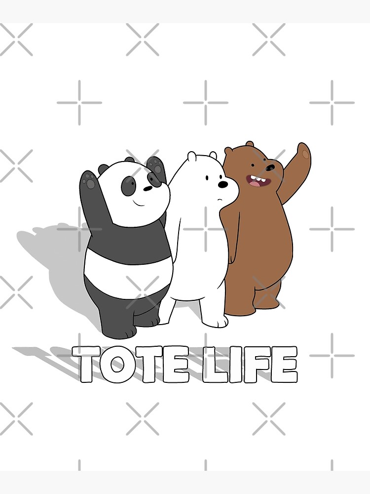 We bare bears tote life sale