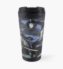 Perseus turns Phineus to stone by brandishing the head of Medusa, by Franz von Stuck, 1908 Travel Mug