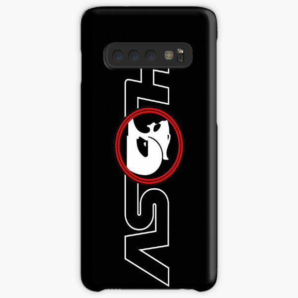 HSV White Outline auf Schwarz Samsung Galaxy Leichte Hülle