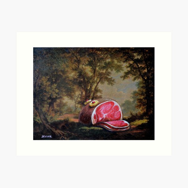 Black Forest Ham Art Print