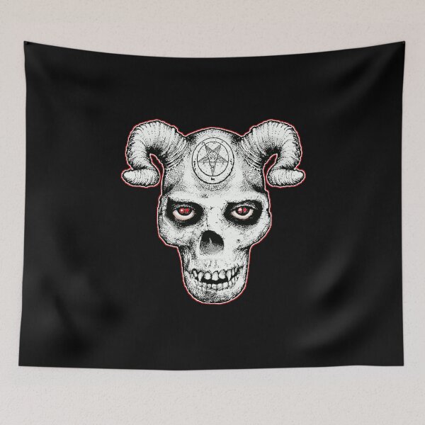 Item preview, Demonic skull from hell designed and sold by linden lorenson.
