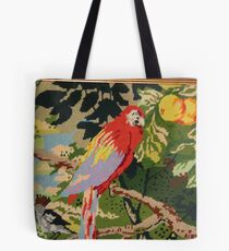 Parrot On A Branch Tote Bag