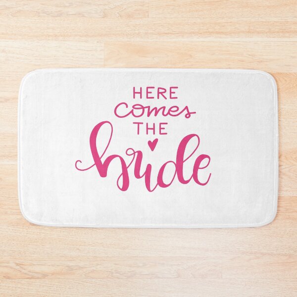 Item preview, Here comes the bride - pink designed and sold by MrsDeeDesigns.