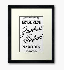 Zambesi Safari Framed Print