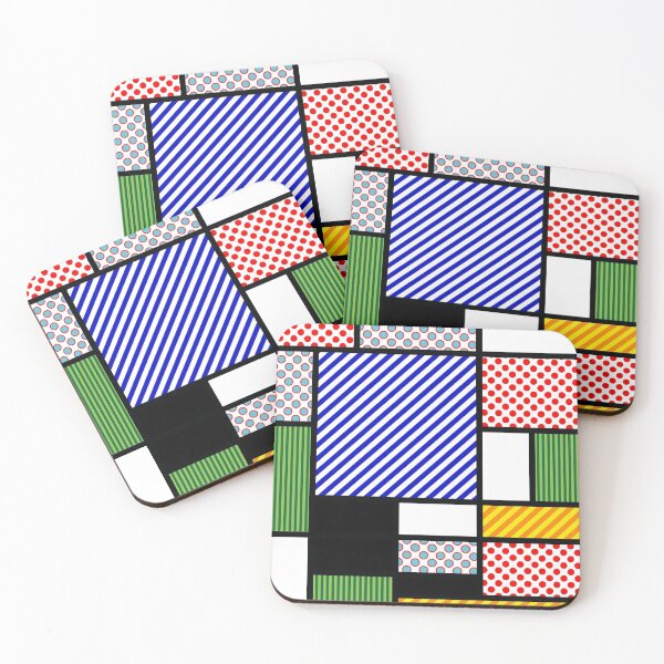 Artikelvorschau, Mondrian PoP-Art entworfen und verkauft von Hell-Prints.