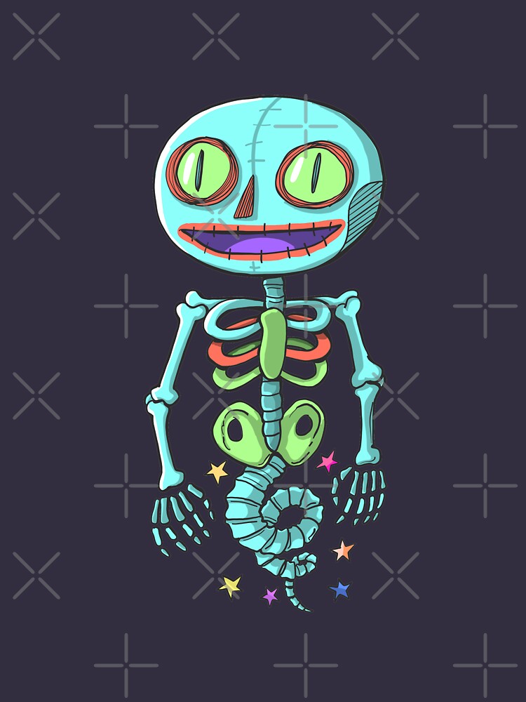 Mexican skeleton with tail by duxpavlic
