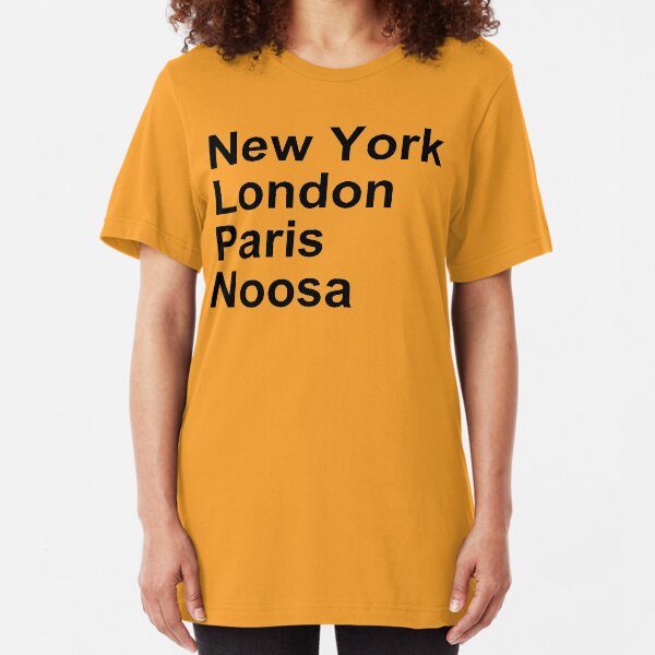 New York London Paris Noosa Slim Fit T-Shirt