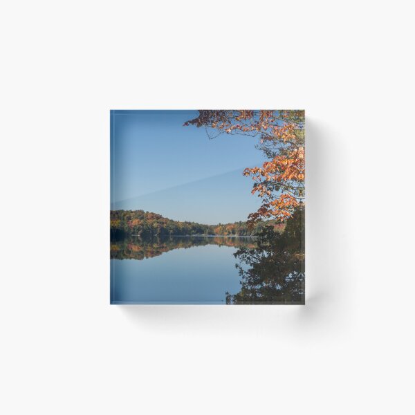 Item preview, Framing a Peaceful Autumn Lake designed and sold by Georgia Mizuleva.