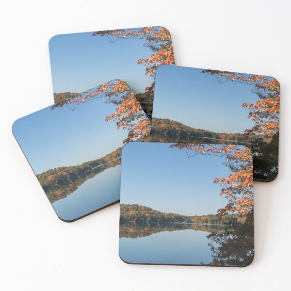 Item preview, Framing a Peaceful Autumn Lake designed and sold by Georgia Mizuleva.