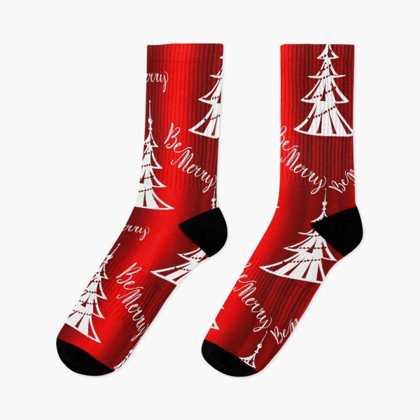 Item preview, Be Merry Red Contemporary Christmas designed and sold by GraphicAllusion.