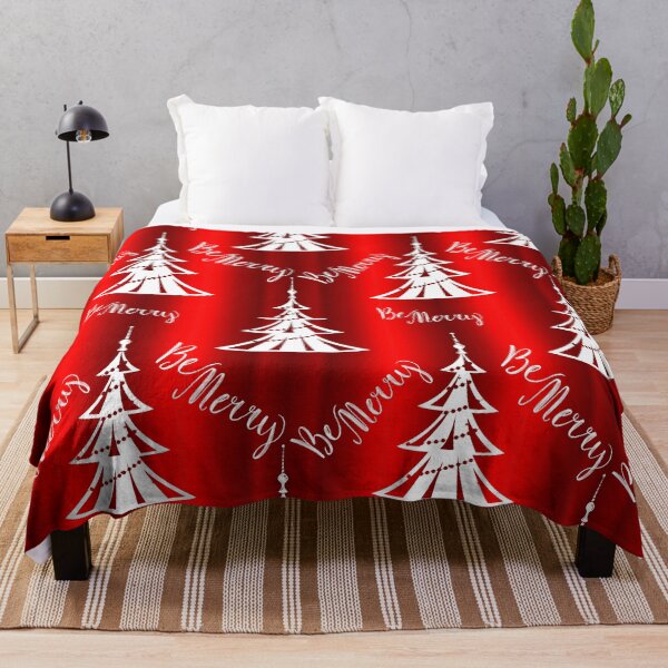 Item preview, Be Merry Red Contemporary Christmas designed and sold by GraphicAllusion.