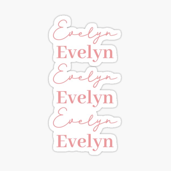 Evelyn Birthday Stickers for Sale | Redbubble