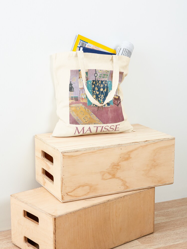 Alternate view of The Pink Studio (1911) by Henri Matisse Tote Bag
