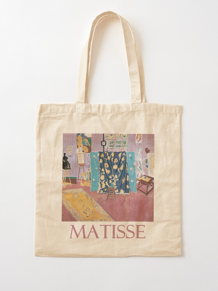 Alternate view of The Pink Studio (1911) by Henri Matisse Tote Bag