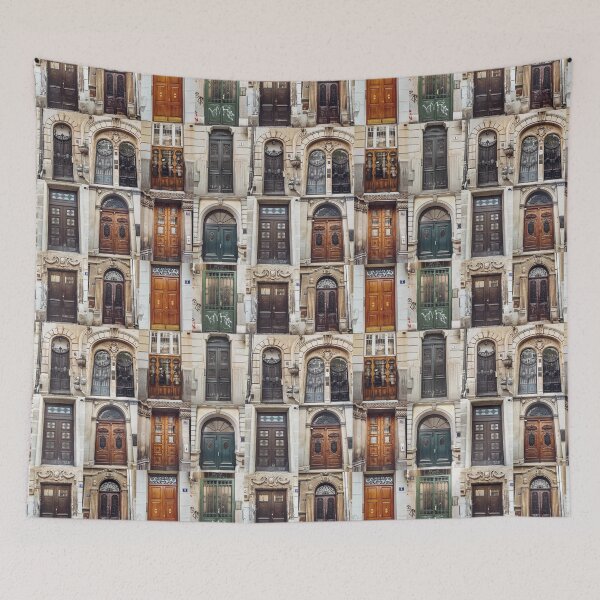 Item preview, Vintage European Doors Poster designed and sold by ByVolya.