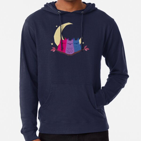 Bisexuowls Lightweight Hoodie