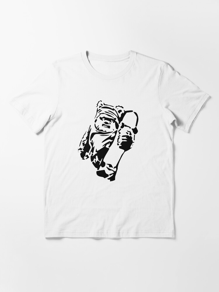 Imagen 3 de 7, Camiseta esencial con la obra Plantilla de patinador Jawa, diseñada y vendida por starsolo.