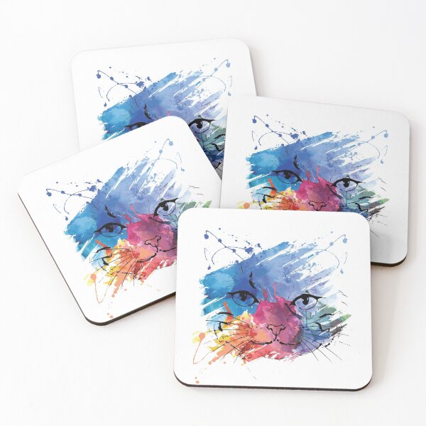 Item preview, Cat Watercolor Art Design Cat Gifts designed and sold by NomYen ..