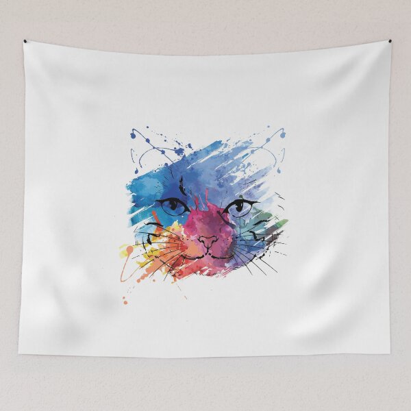 Item preview, Cat Watercolor Art Design Cat Gifts designed and sold by NomYen ..