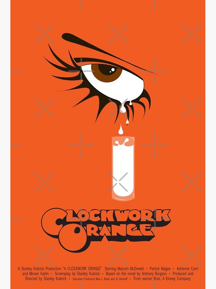 Clockwork Orange Art Art Board Print By Einsteinjackson Redbubble