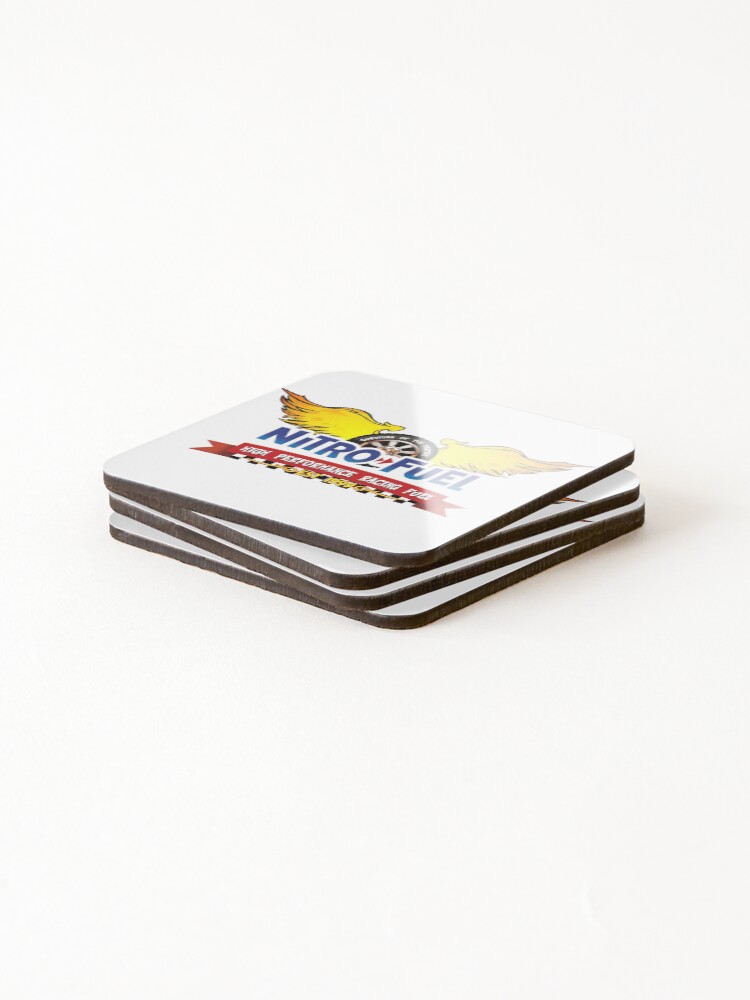 Thumbnail 4 of 5, Coasters (Set of 4), Nitro Fuel High Performance Racing Fuel designed and sold by GoMerchBubble.