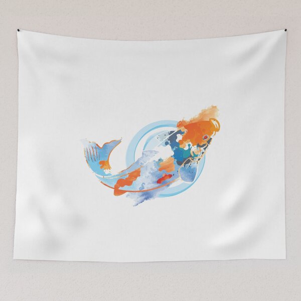 Item preview, Koi Fish Watercolor Art Japanese Fish Art Design Gifts designed and sold by NomYen ..