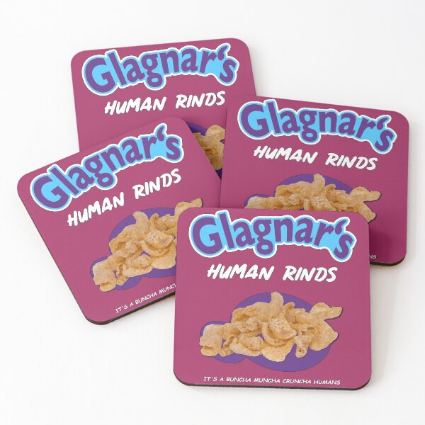 Item preview, Glagnar's Human Rinds designed and sold by GoMerchBubble.