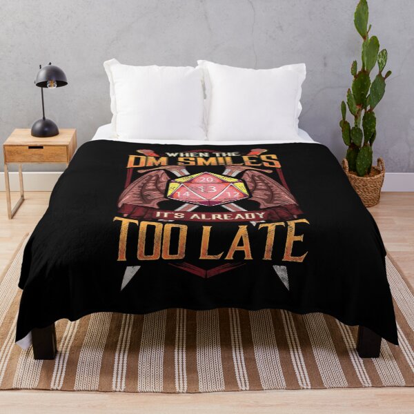 Item preview, When the DM Smiles, It's Already Too Late Gaming designed and sold by perfectpresents.
