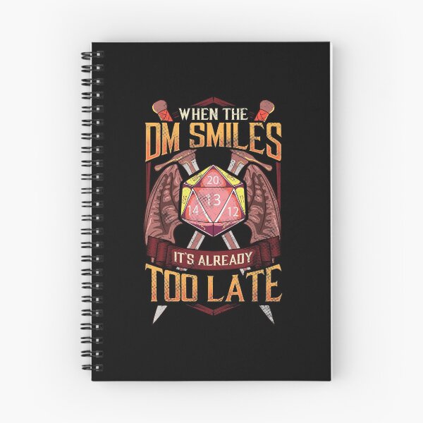 Item preview, When the DM Smiles, It's Already Too Late Gaming designed and sold by perfectpresents.