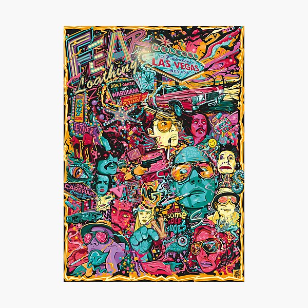 Fear and Loathing Las Vegas Art Fotodruck