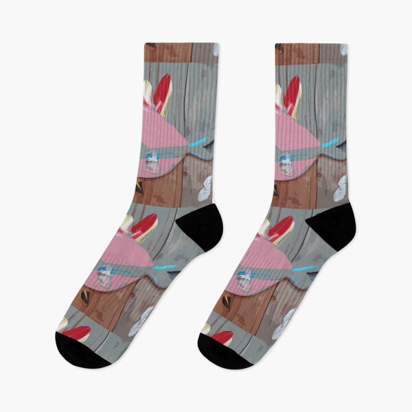 Item preview, Funky Fish Pink Grey Brown designed and sold by Beachy.