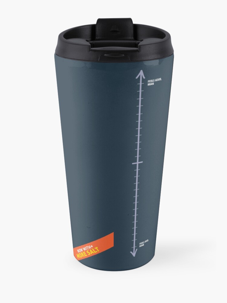 Alternate view of SPECIAL Liberal/Democrat Tears From the Salt Mines Logo with salty tears supplement facts - Online Store Travel Mug