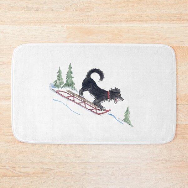 Item preview, Dog Sledding Watercolor designed and sold by skidgelstudios.