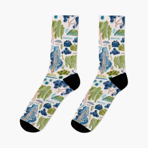 Item preview, Cute Watercolor Chinoiserie Garden designed and sold by TigaTiga.