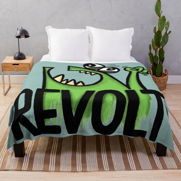Item preview, Revolution! Revolt! Protest! Satirical monsters illustration designed and sold by RAWWR.