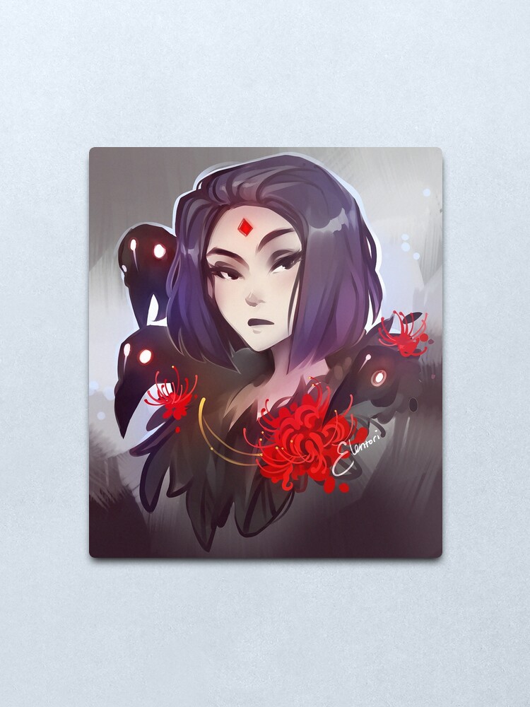 Alternate view of Raven Metal Print