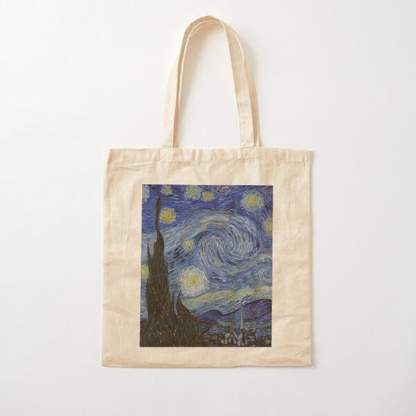 La nuit étoilée Vincent Van Gogh Tote bag classique